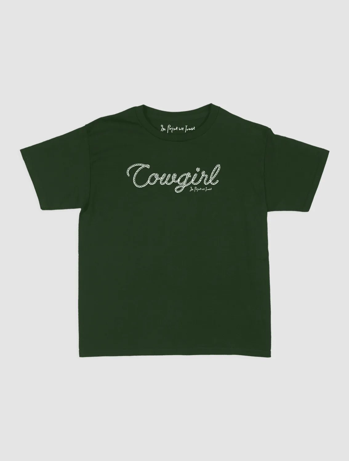 cowgirl baby tee - In Print We Trust