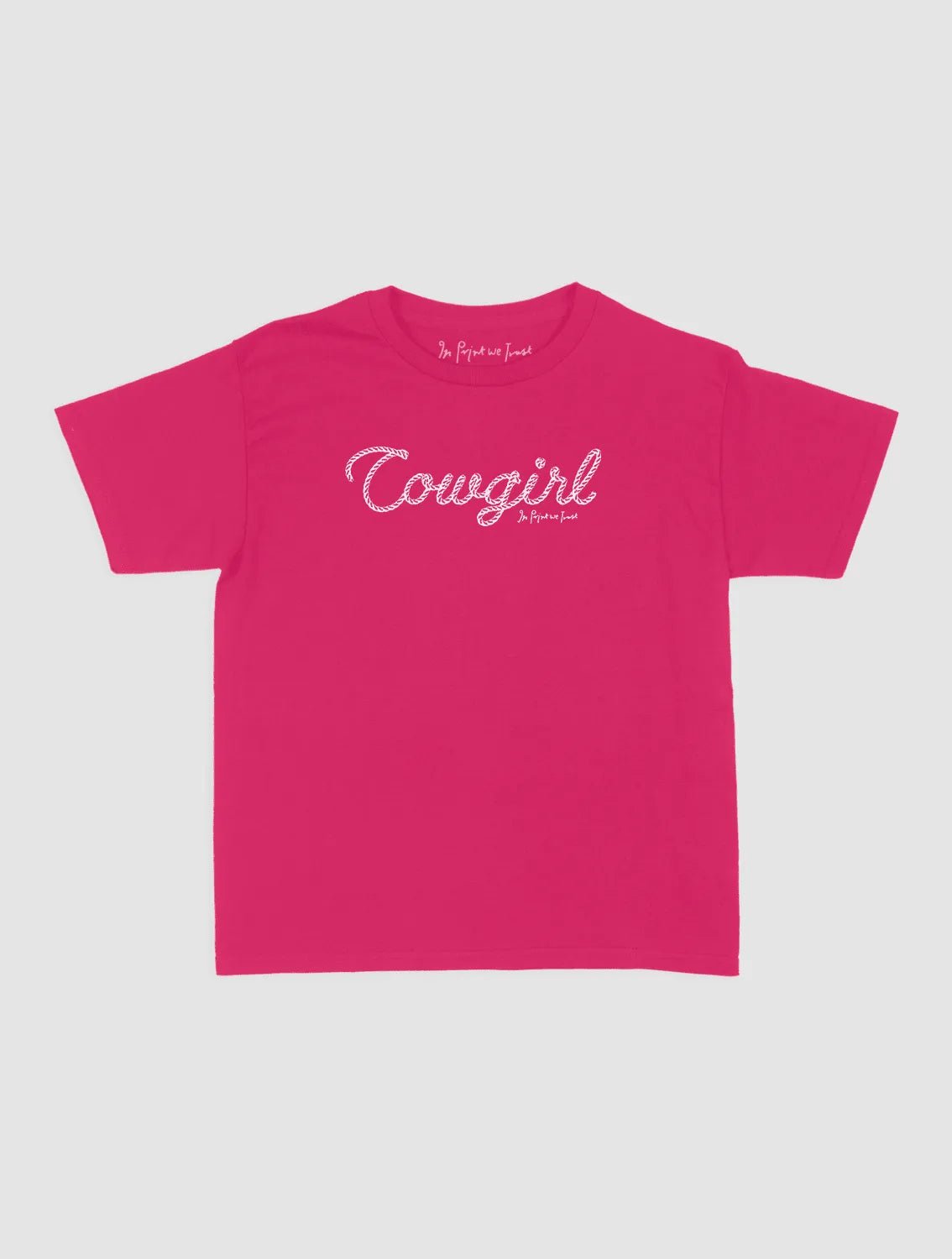 cowgirl baby tee - In Print We Trust