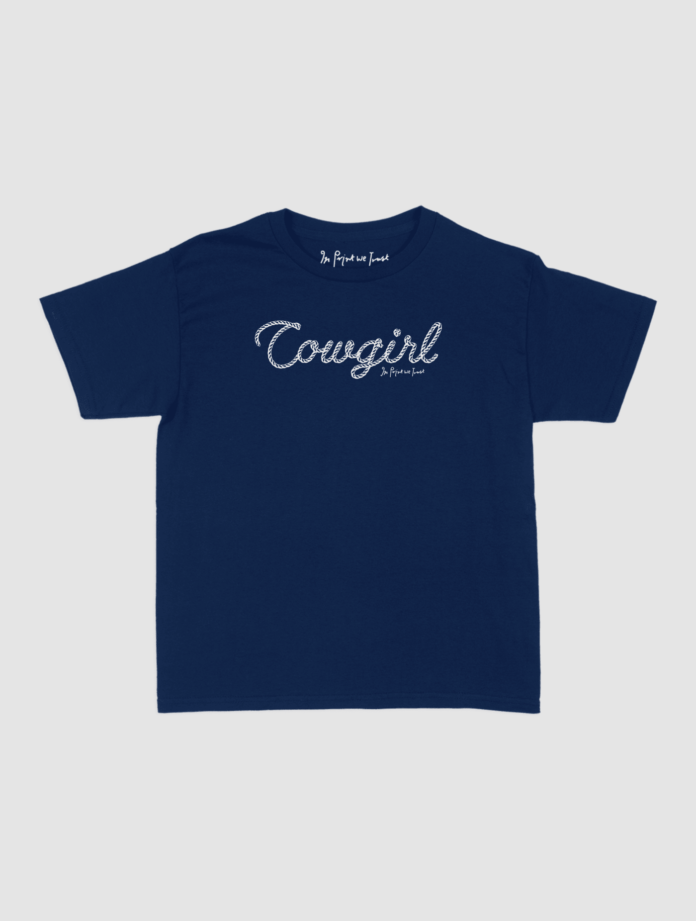 cowgirl baby tee - In Print We Trust