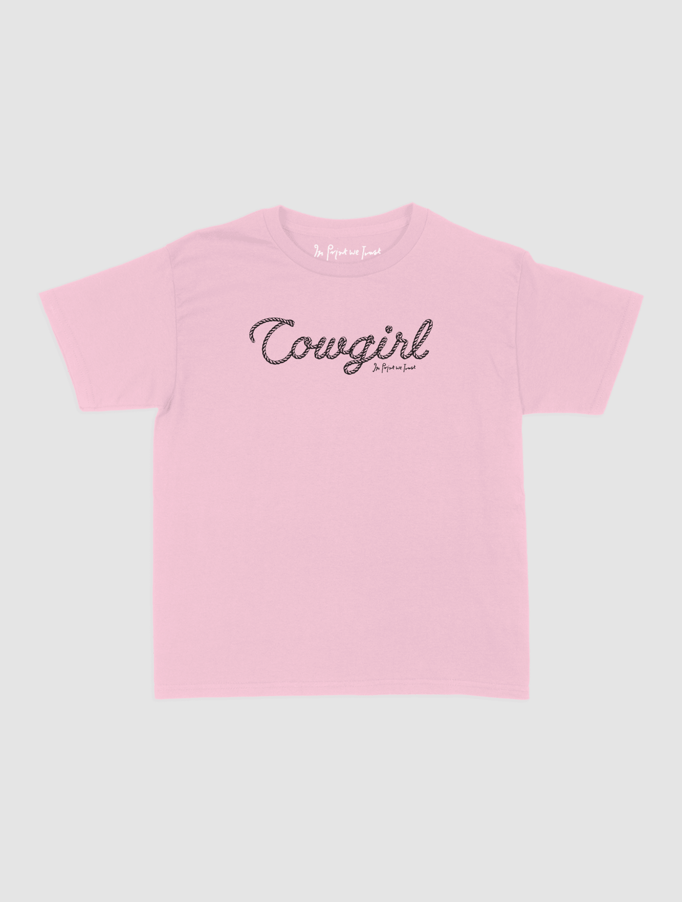 cowgirl baby tee - In Print We Trust