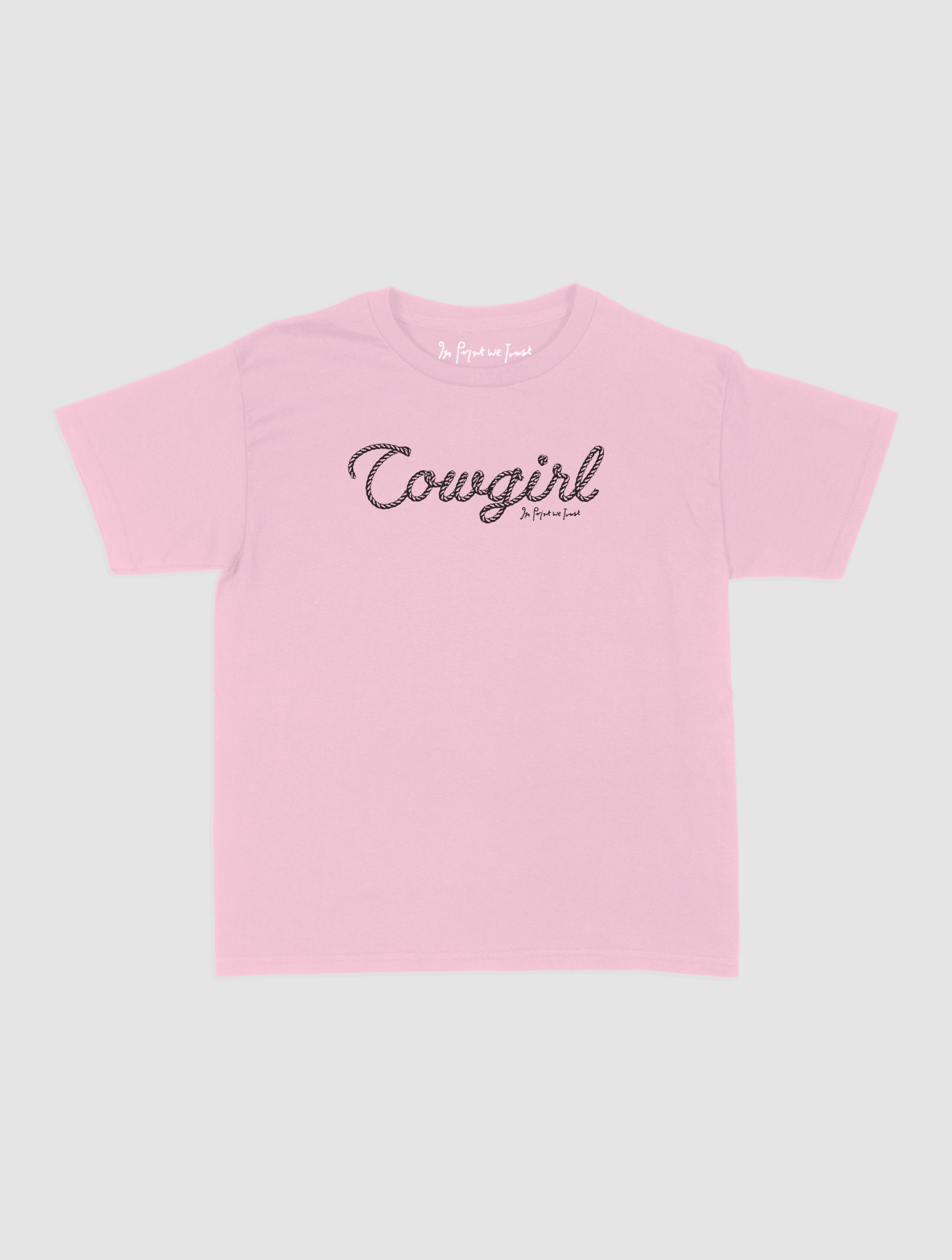 cowgirl baby tee - In Print We Trust