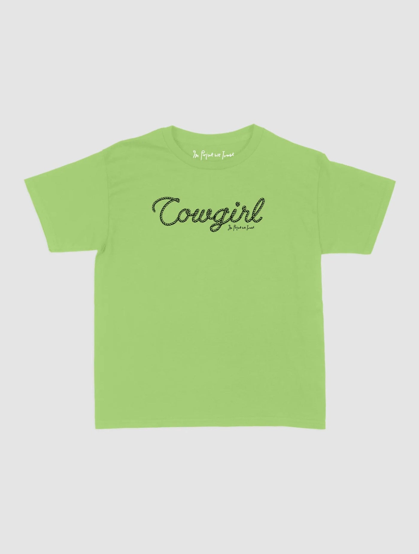 cowgirl baby tee - In Print We Trust