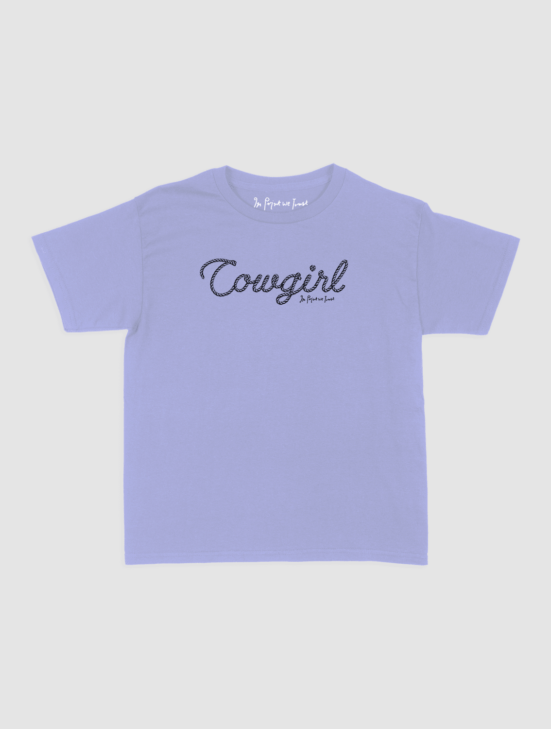 cowgirl baby tee - In Print We Trust