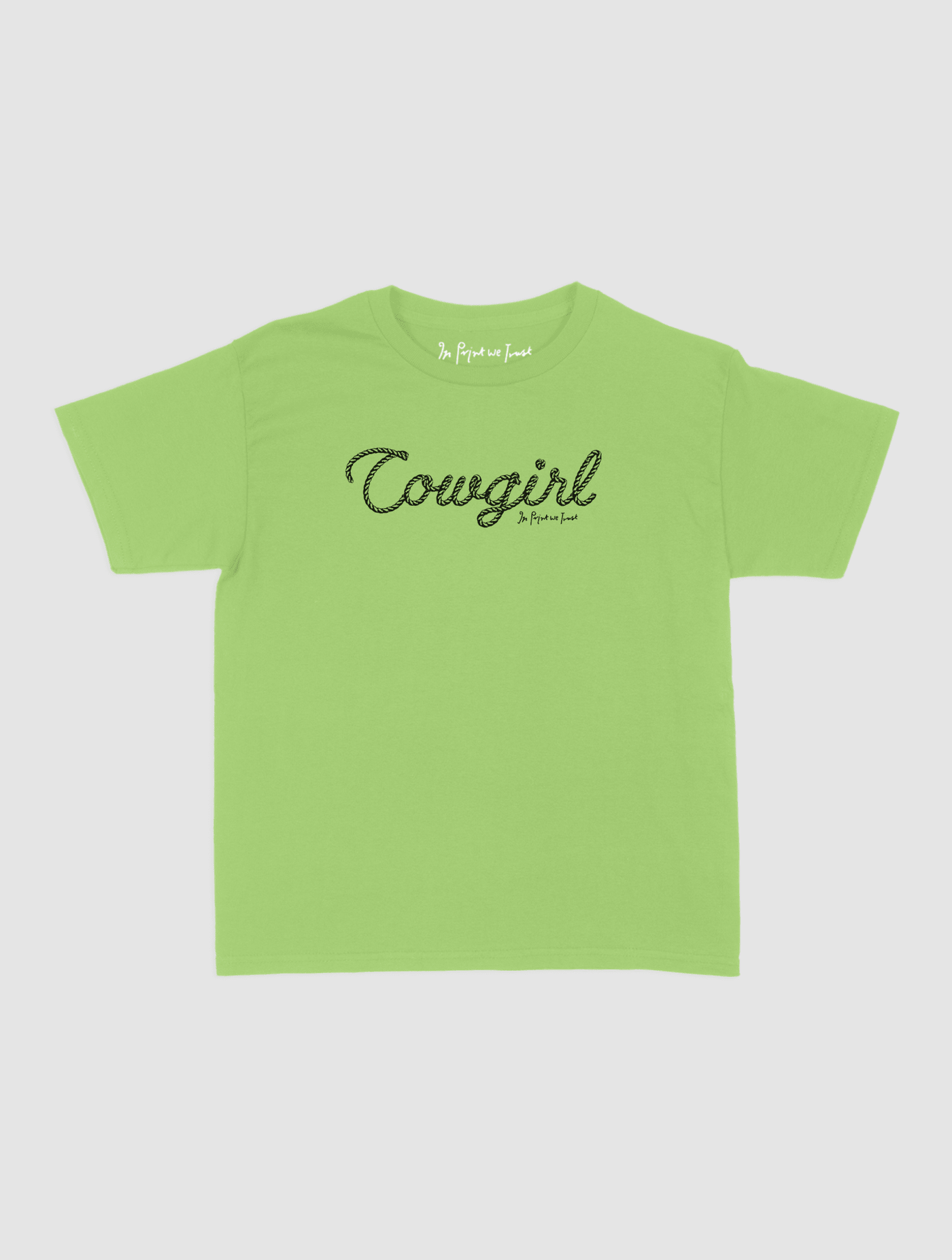 cowgirl baby tee - In Print We Trust