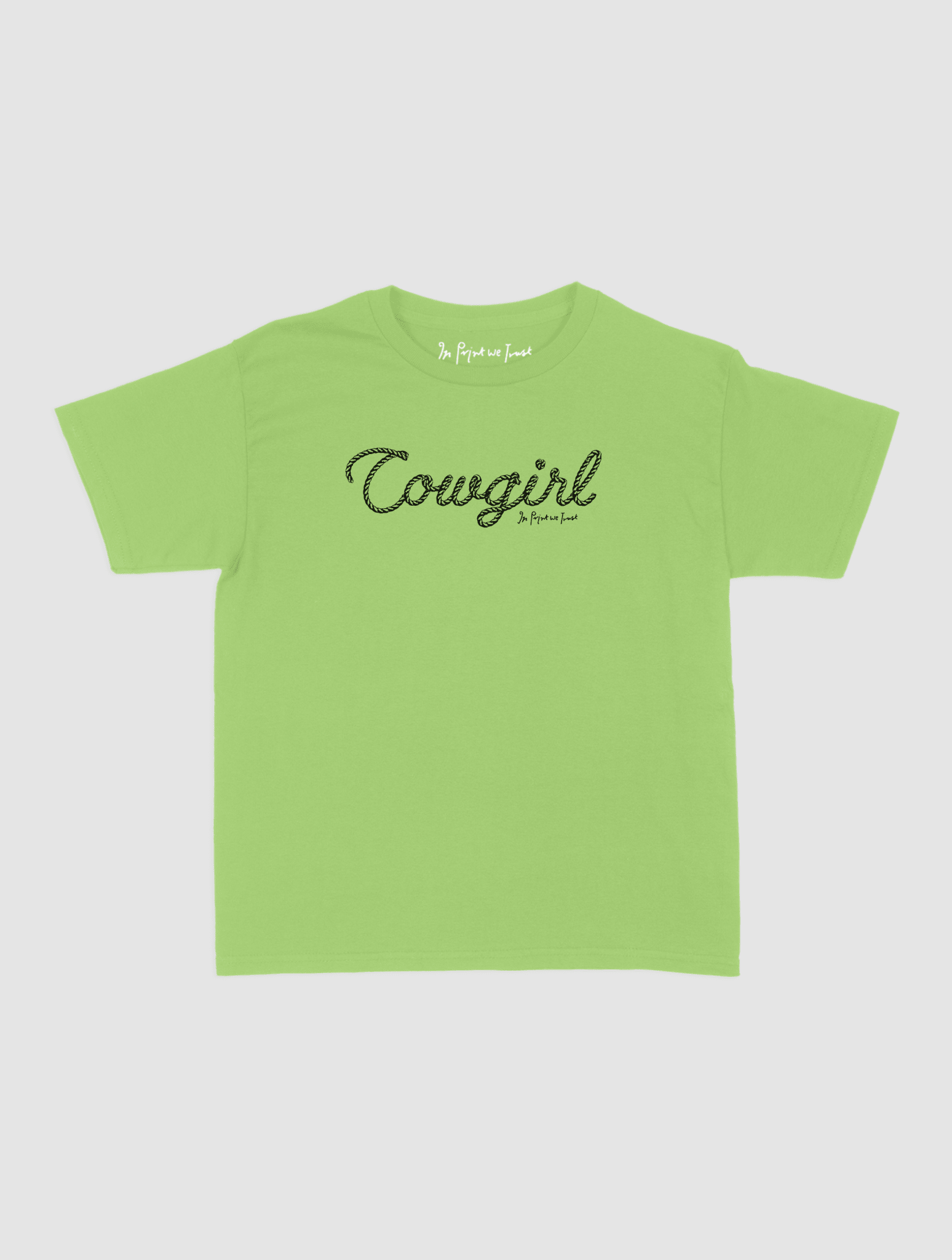 cowgirl baby tee - In Print We Trust