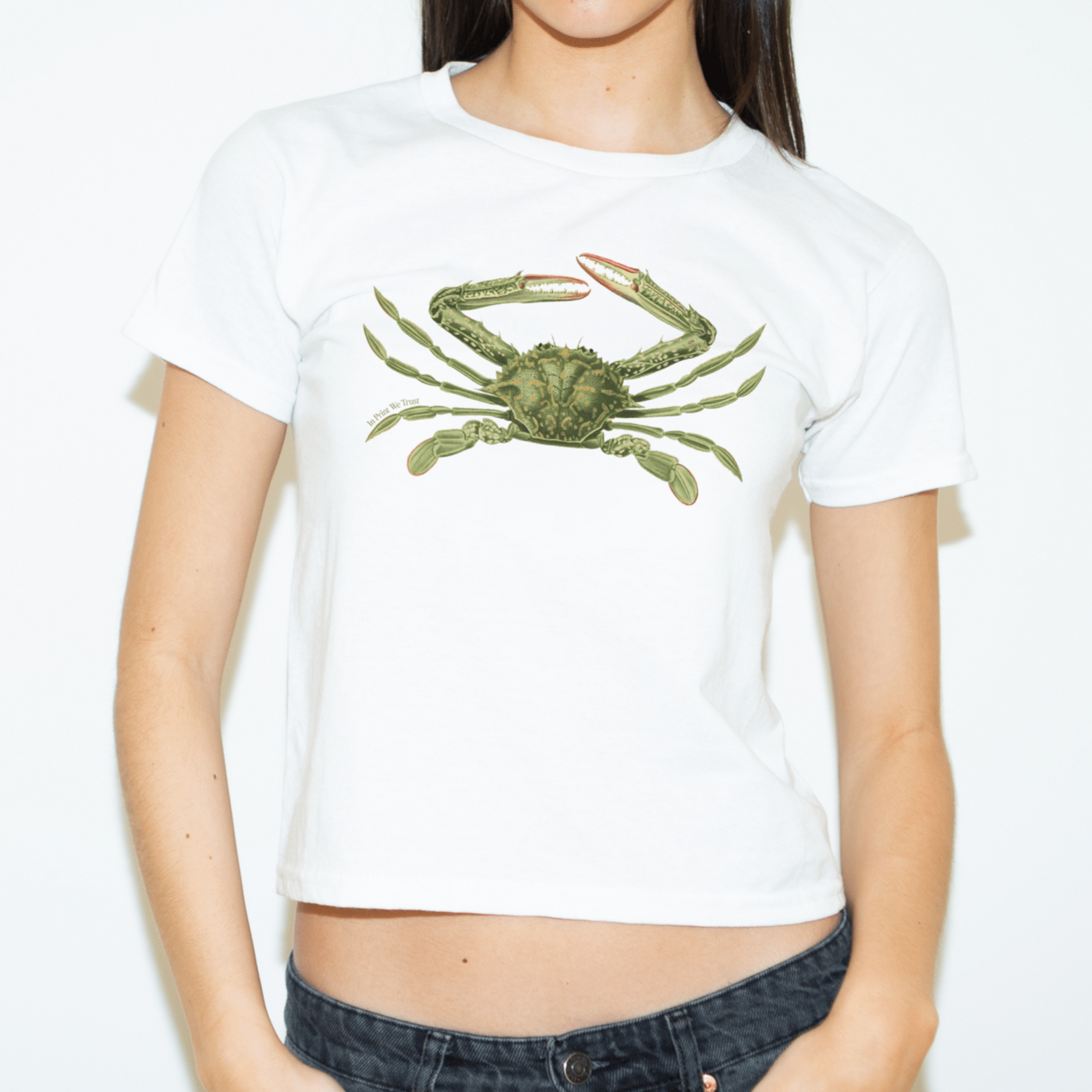'Crabby' baby tee - In Print We Trust