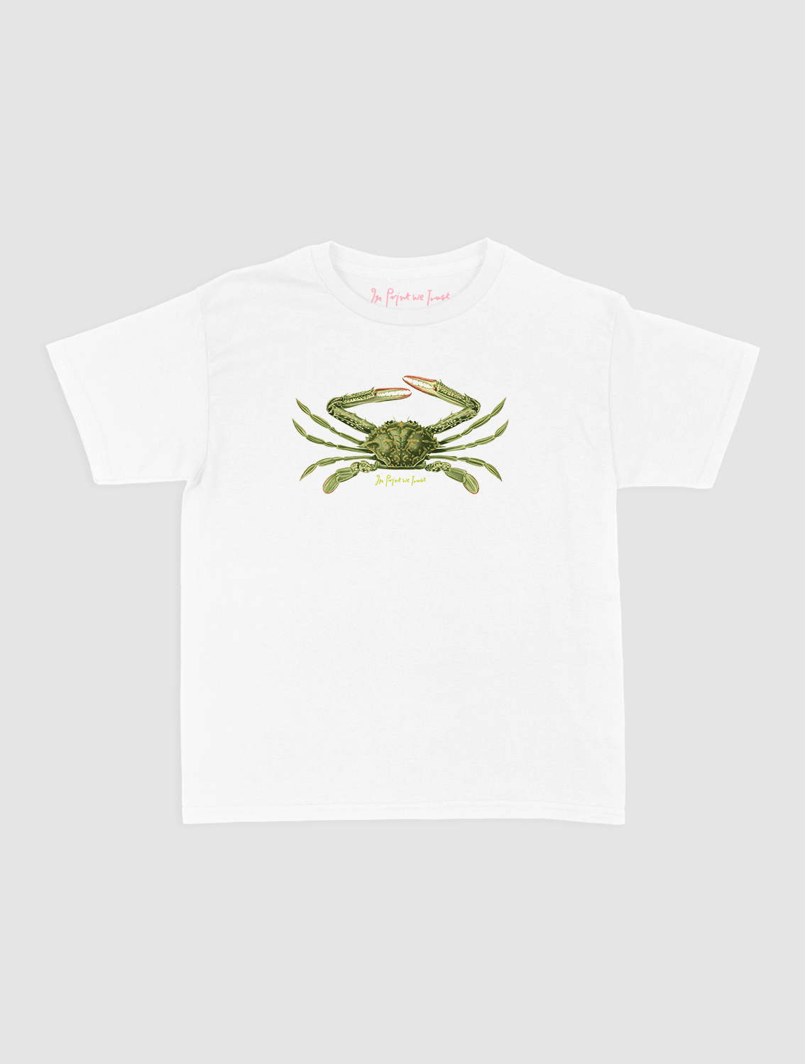 crabby baby tee - In Print We Trust