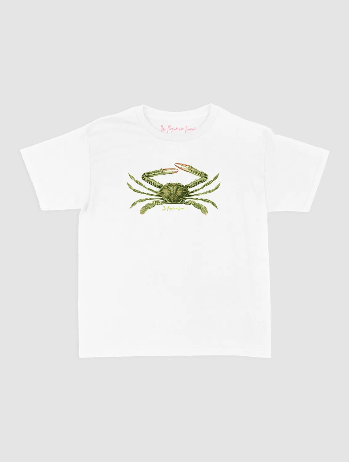 crabby baby tee - In Print We Trust