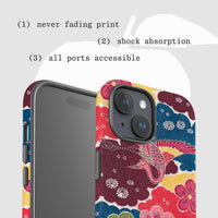 crane tough iPhone case - In Print We Trust