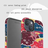 crane tough iPhone case - In Print We Trust