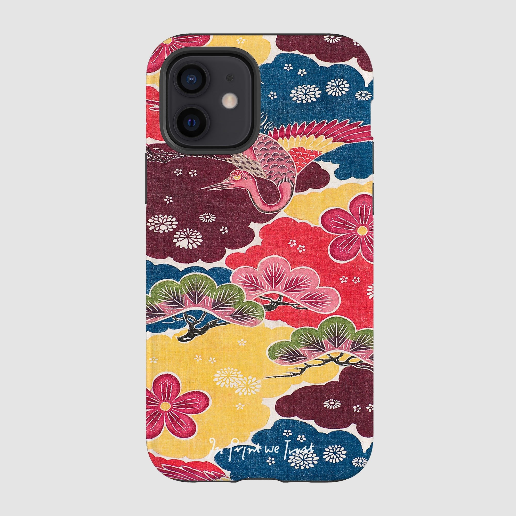 crane tough iPhone case - In Print We Trust