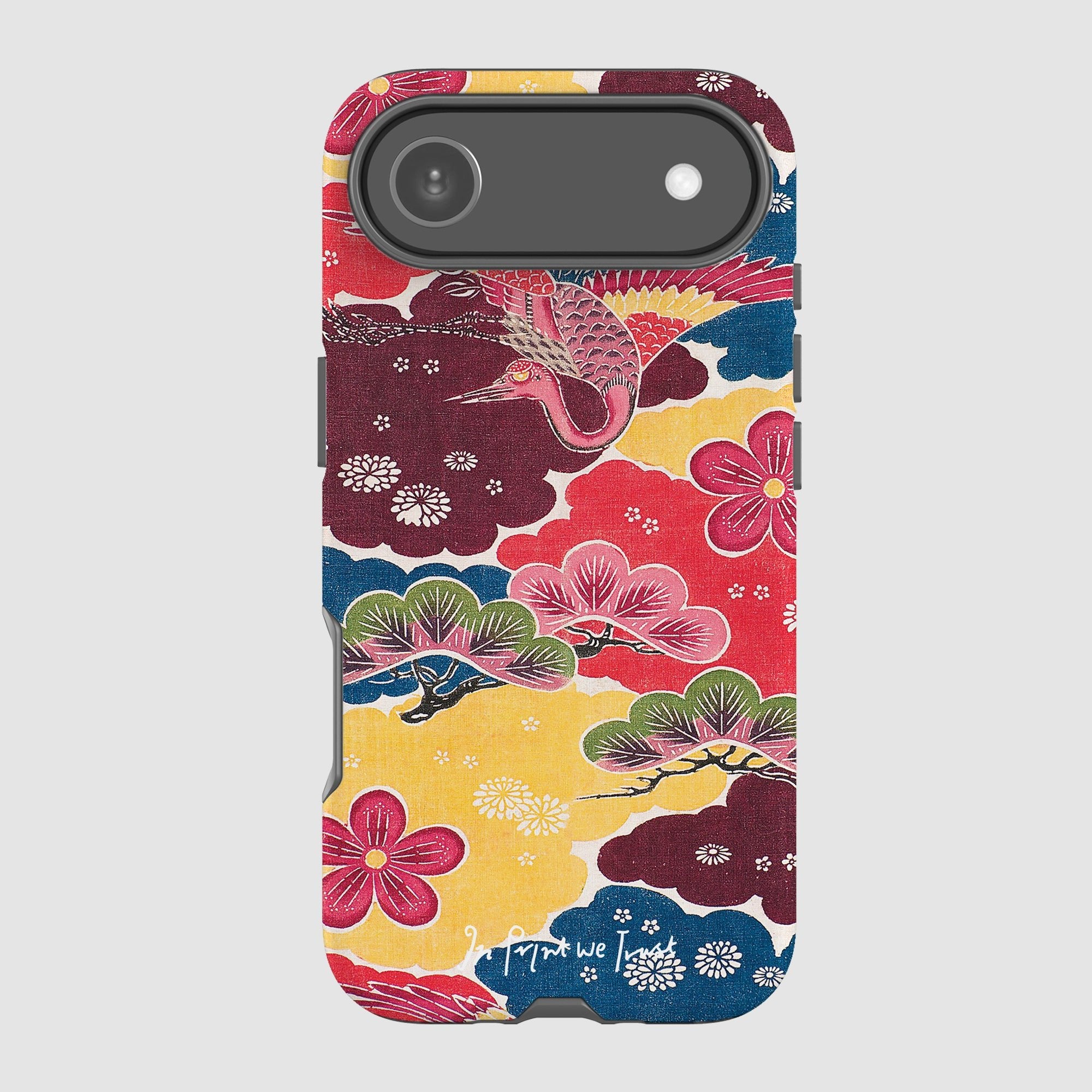 crane tough iPhone case - In Print We Trust