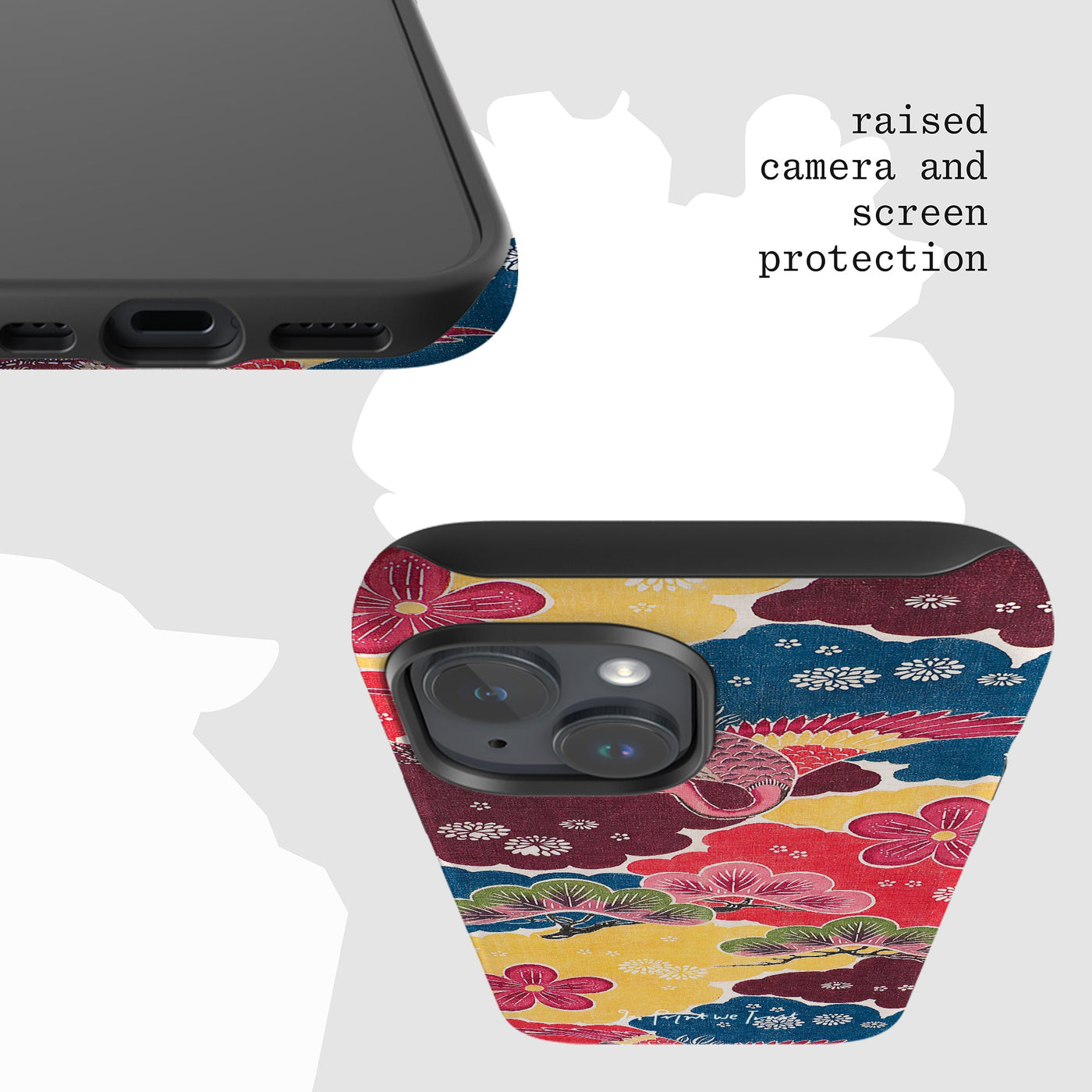 crane tough iPhone case - In Print We Trust