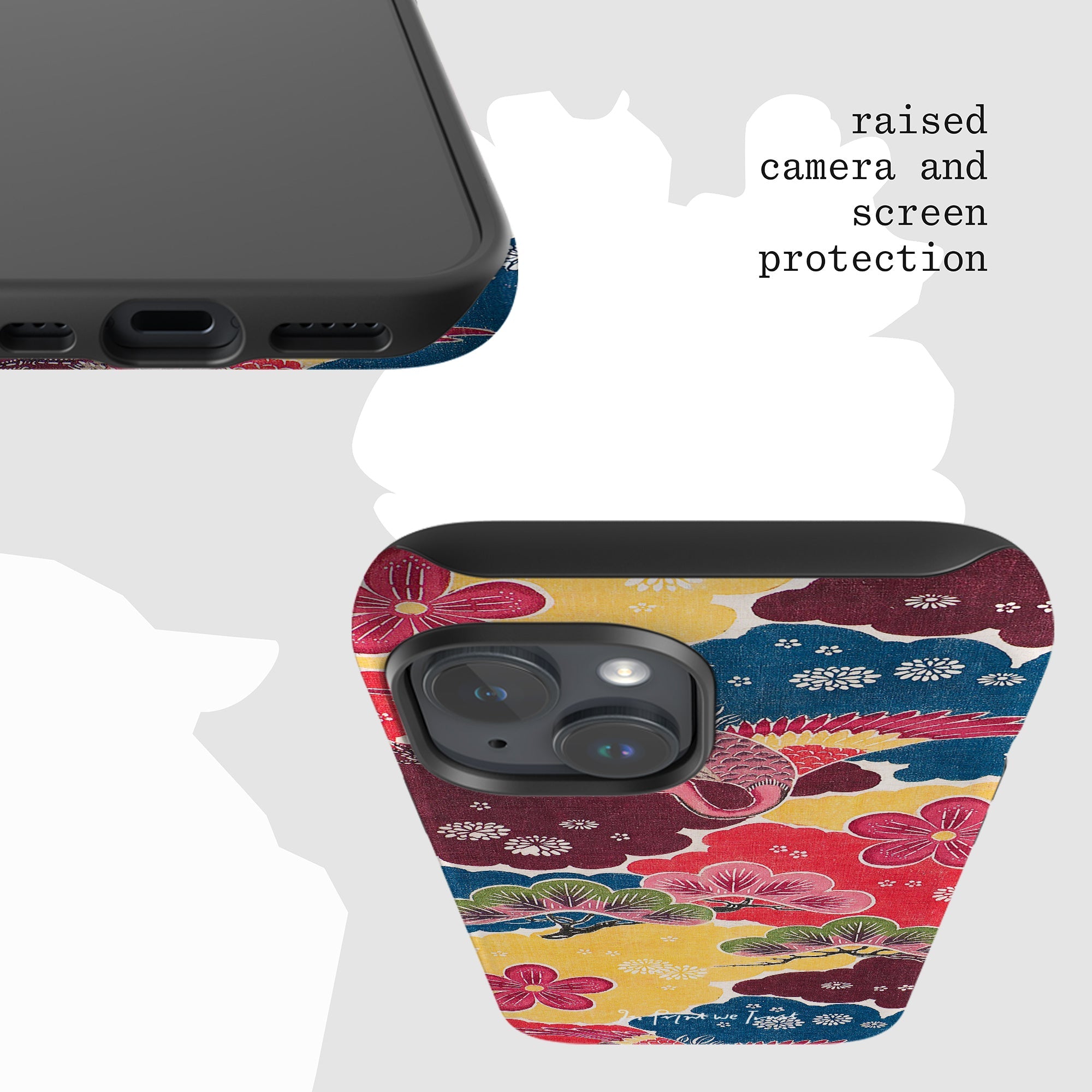 crane tough iPhone case - In Print We Trust