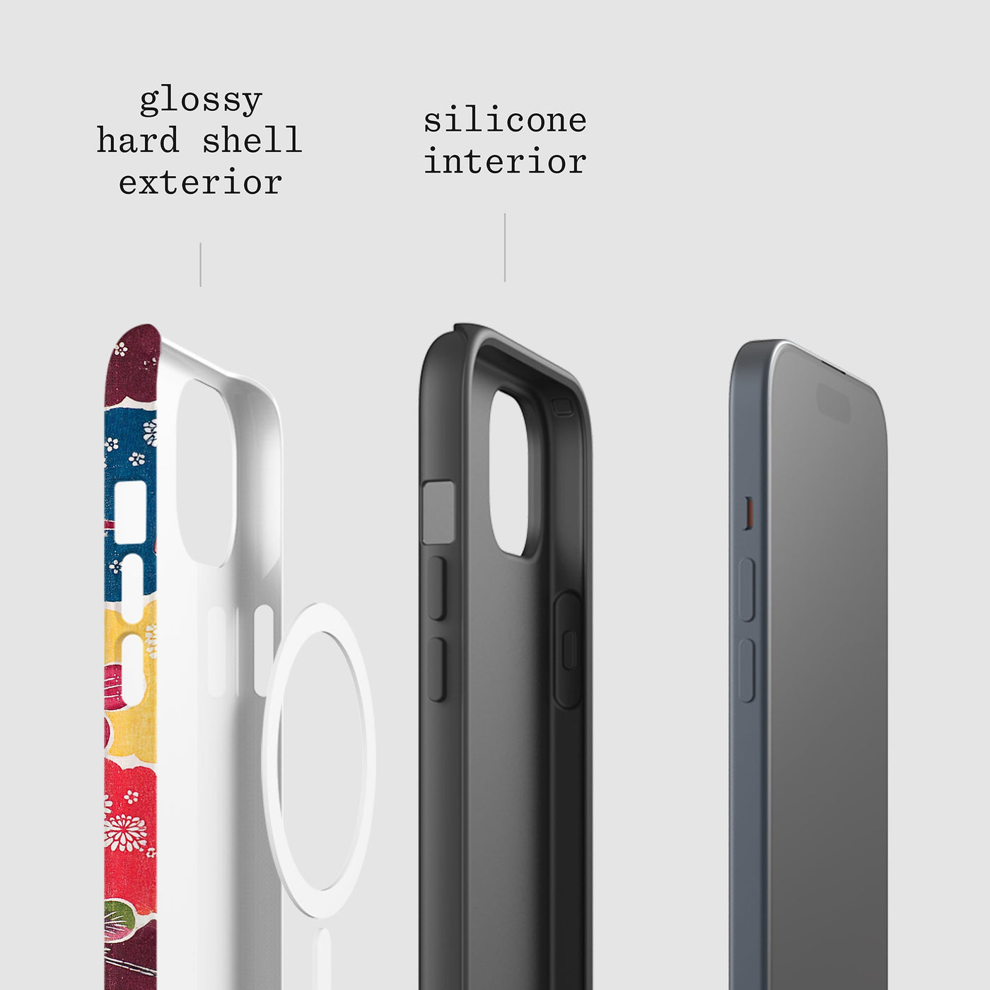 crane tough iPhone case - In Print We Trust