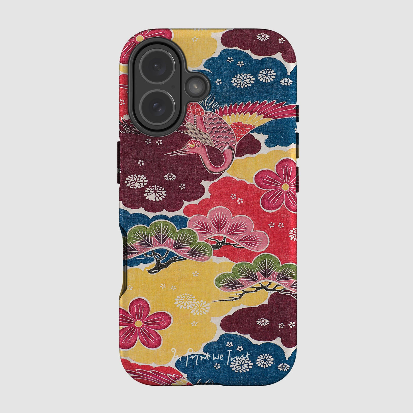 crane tough iPhone case - In Print We Trust