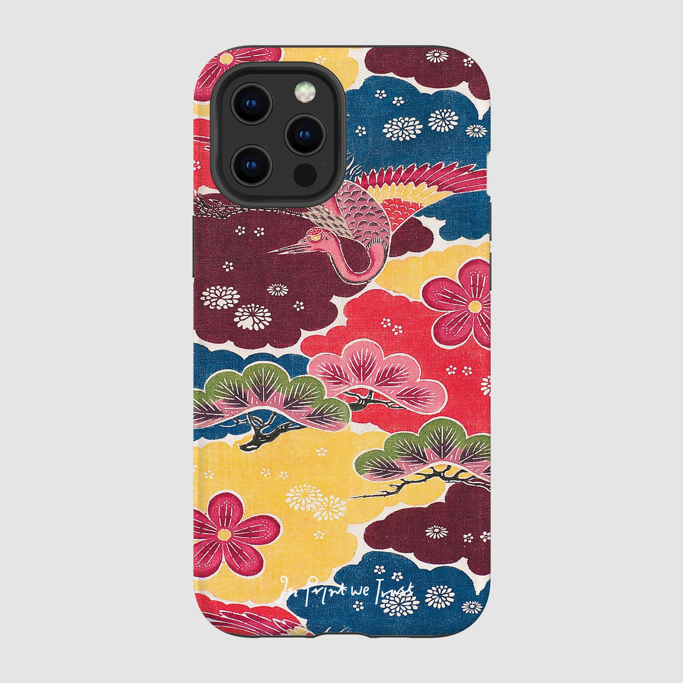 crane tough iPhone case - In Print We Trust