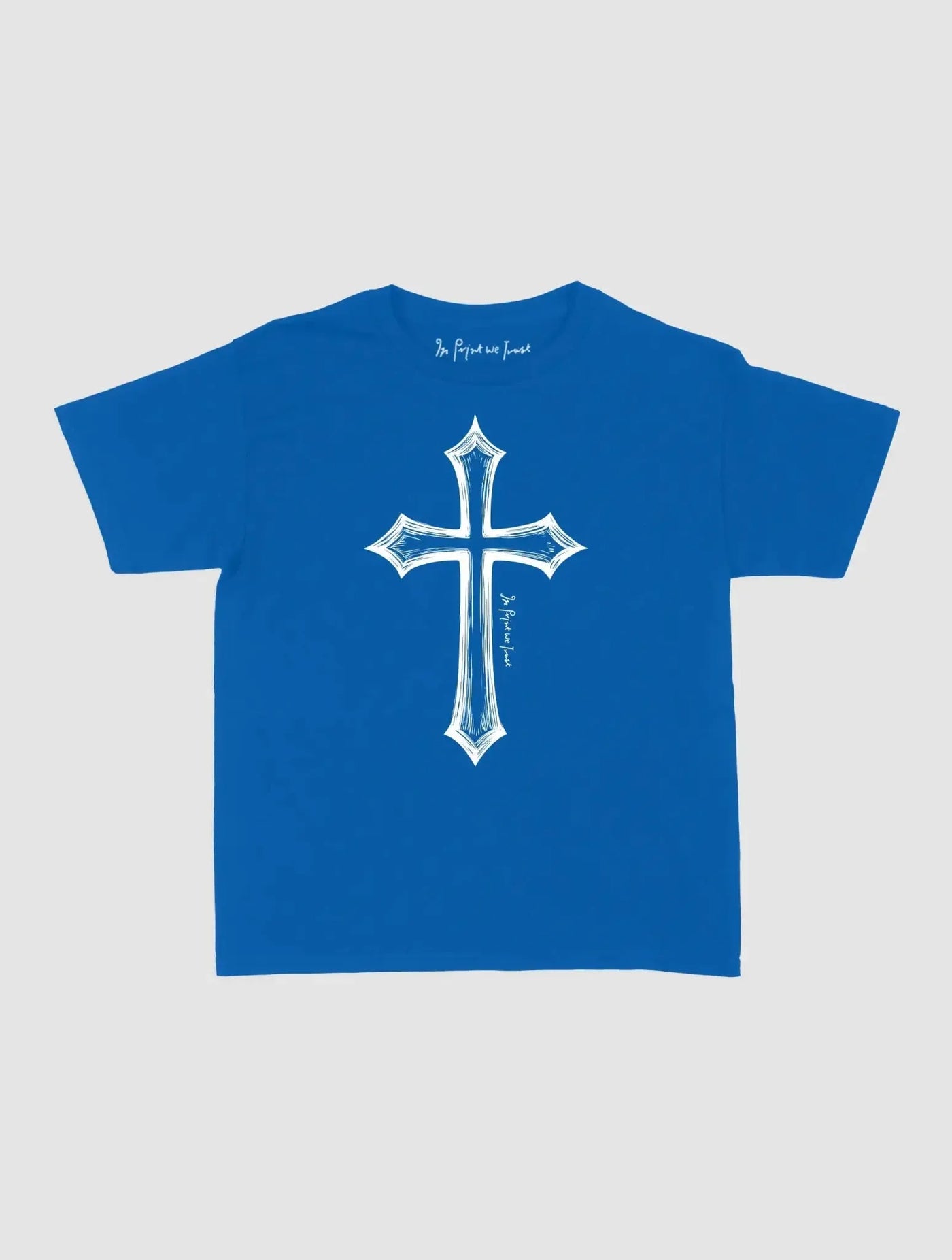 cross baby tee - In Print We Trust