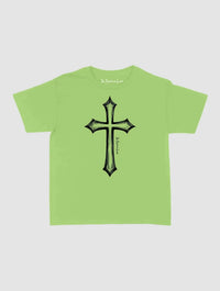 cross baby tee - In Print We Trust