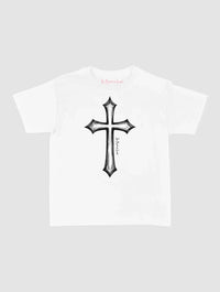 cross baby tee - In Print We Trust