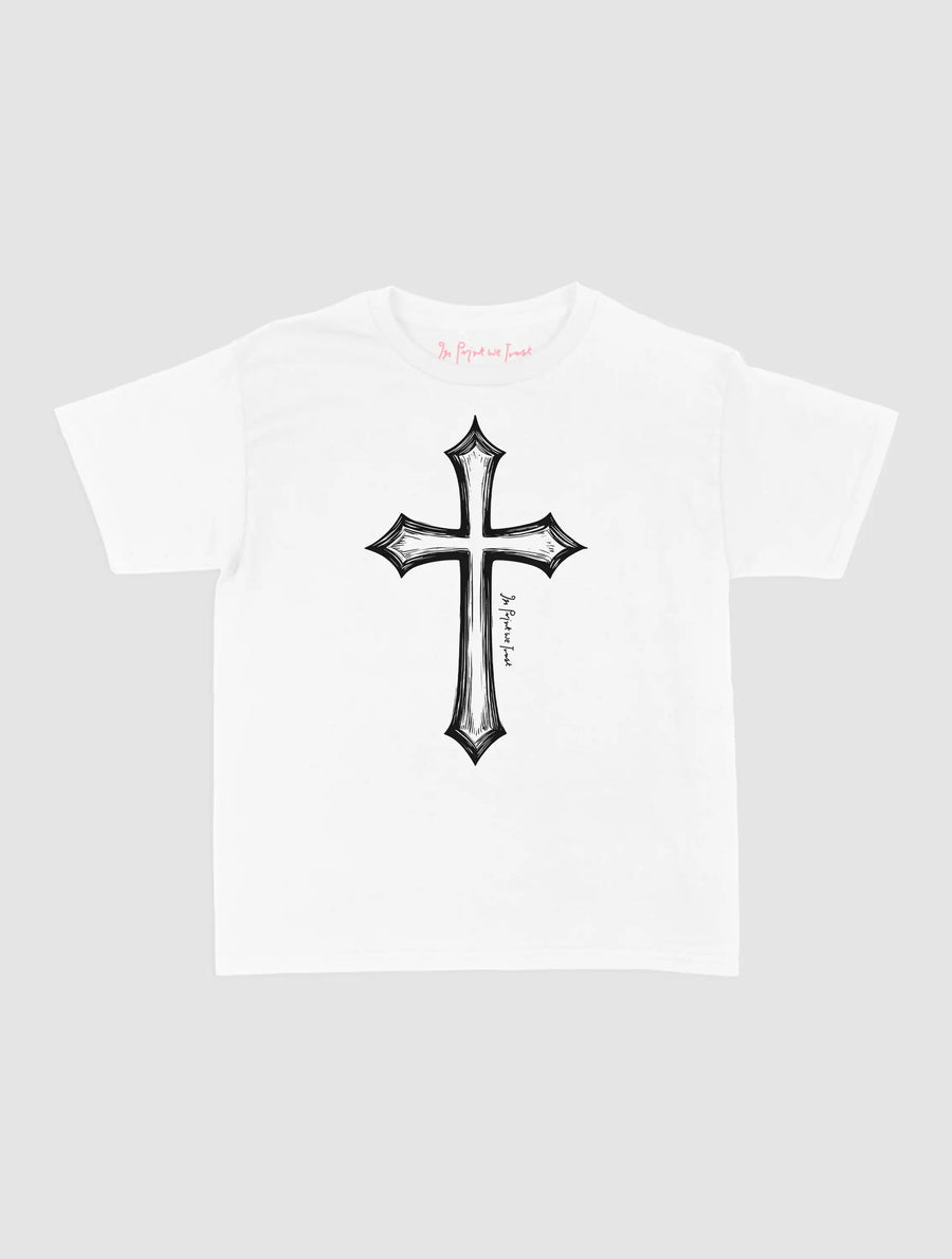 cross baby tee