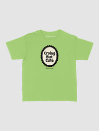 crying but cute crochet baby tee - In Print We Trust