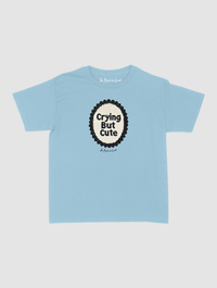crying but cute crochet baby tee - In Print We Trust