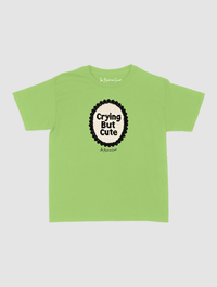 crying but cute crochet baby tee - In Print We Trust