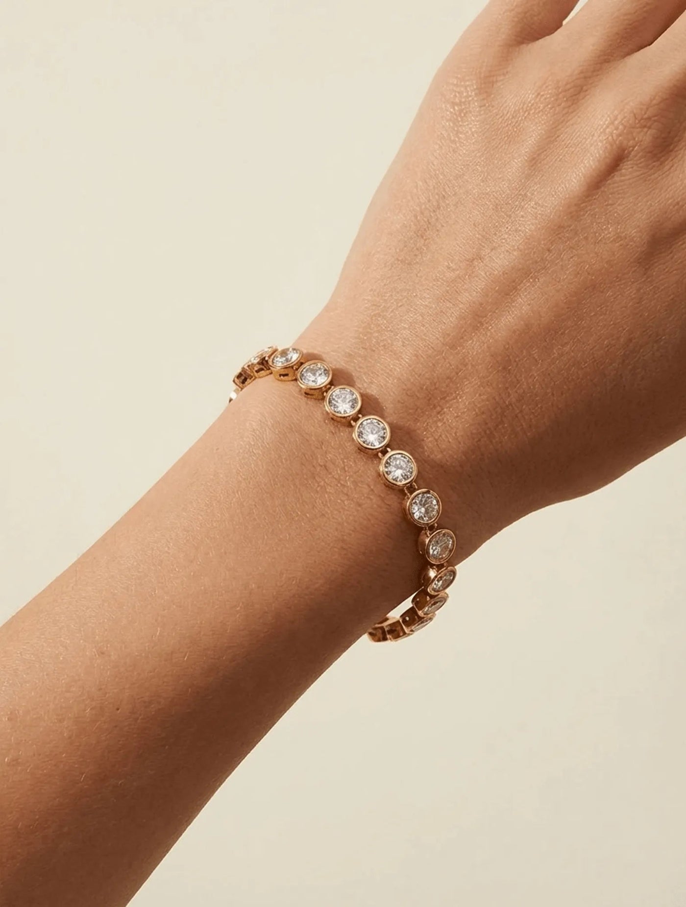 crystal tennis bracelet - In Print We Trust