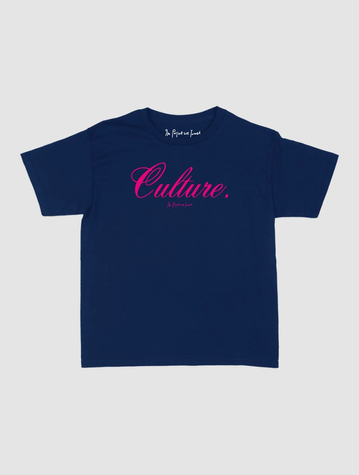 culture baby tee - In Print We Trust