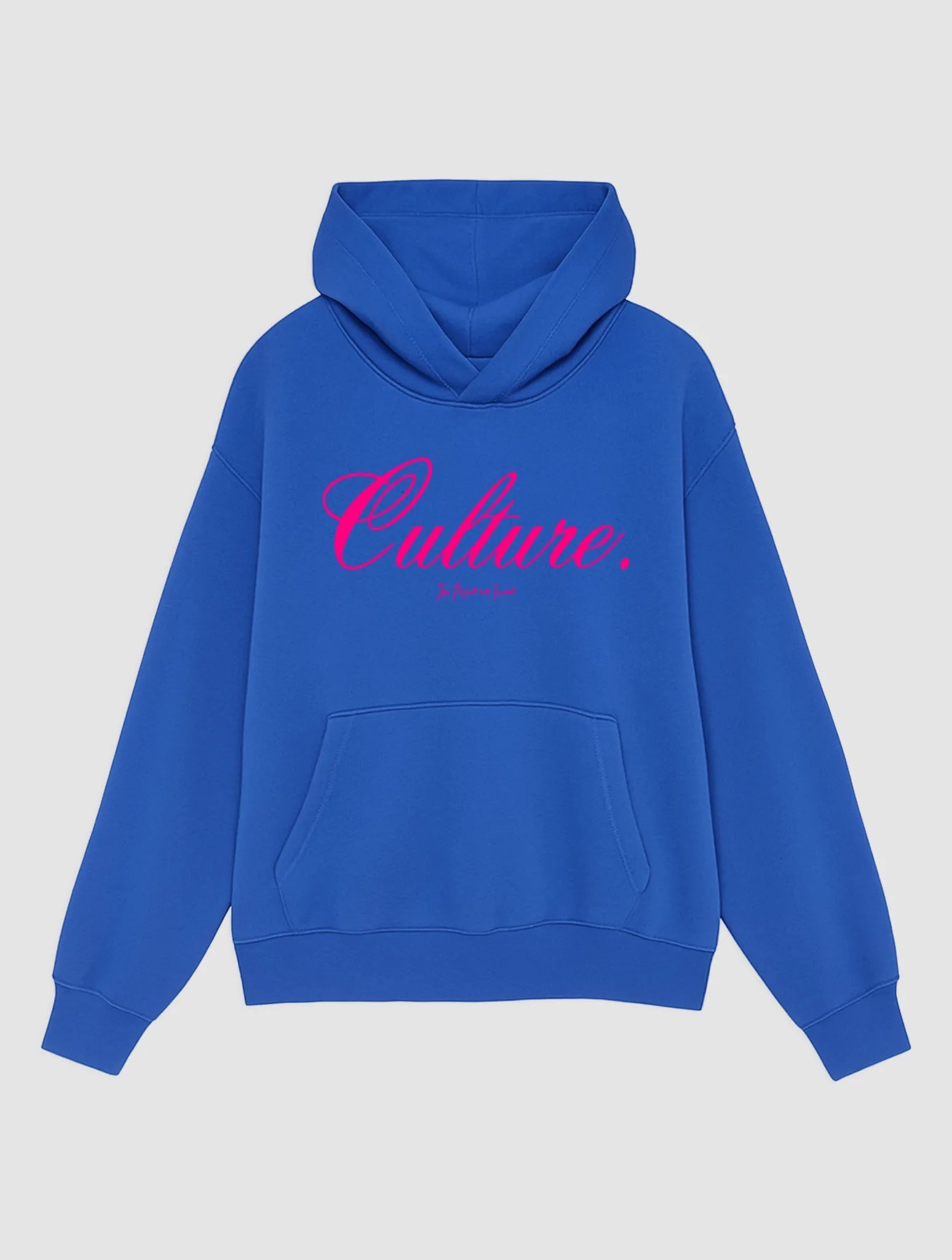 culture blue hoodie - In Print We Trust