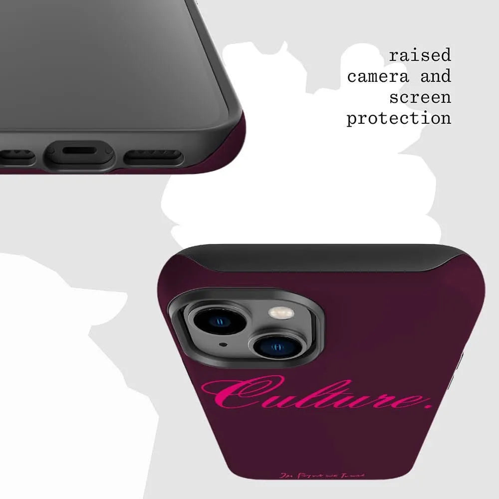 culture tough iPhone case - In Print We Trust
