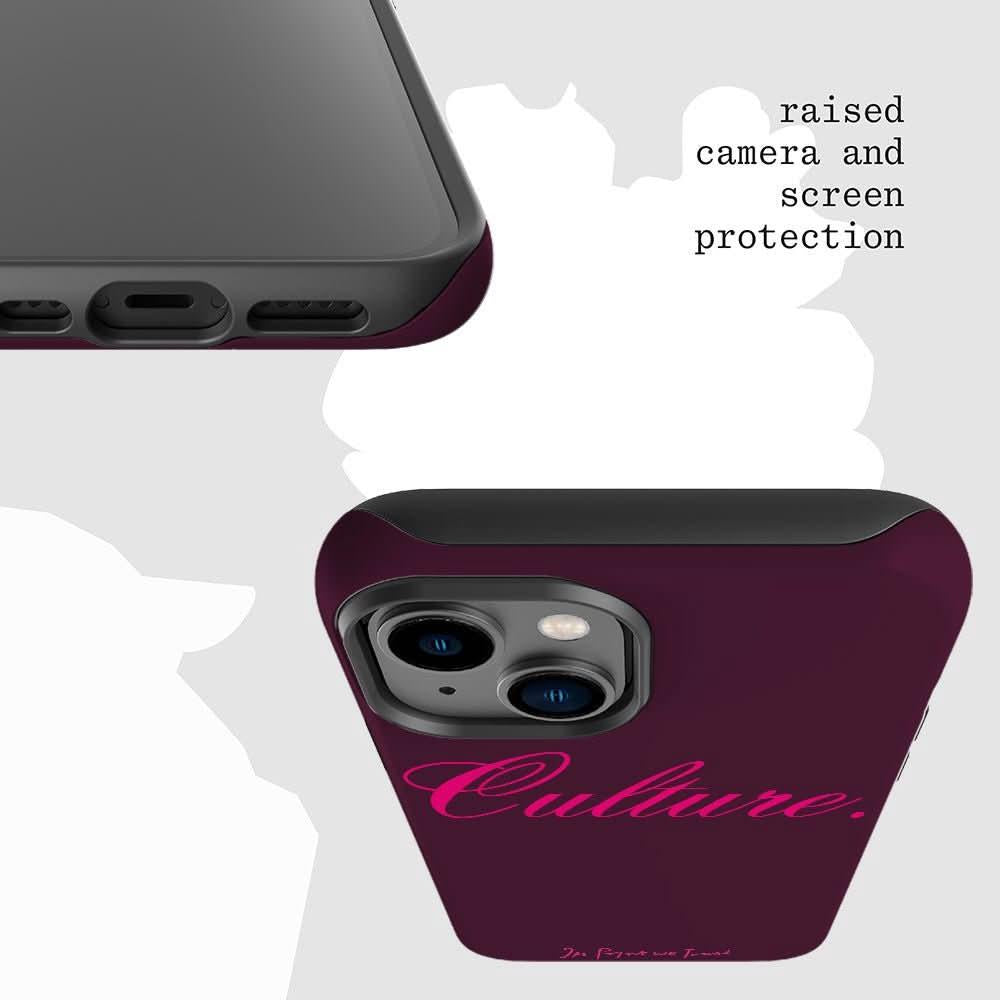 culture tough iPhone case - In Print We Trust