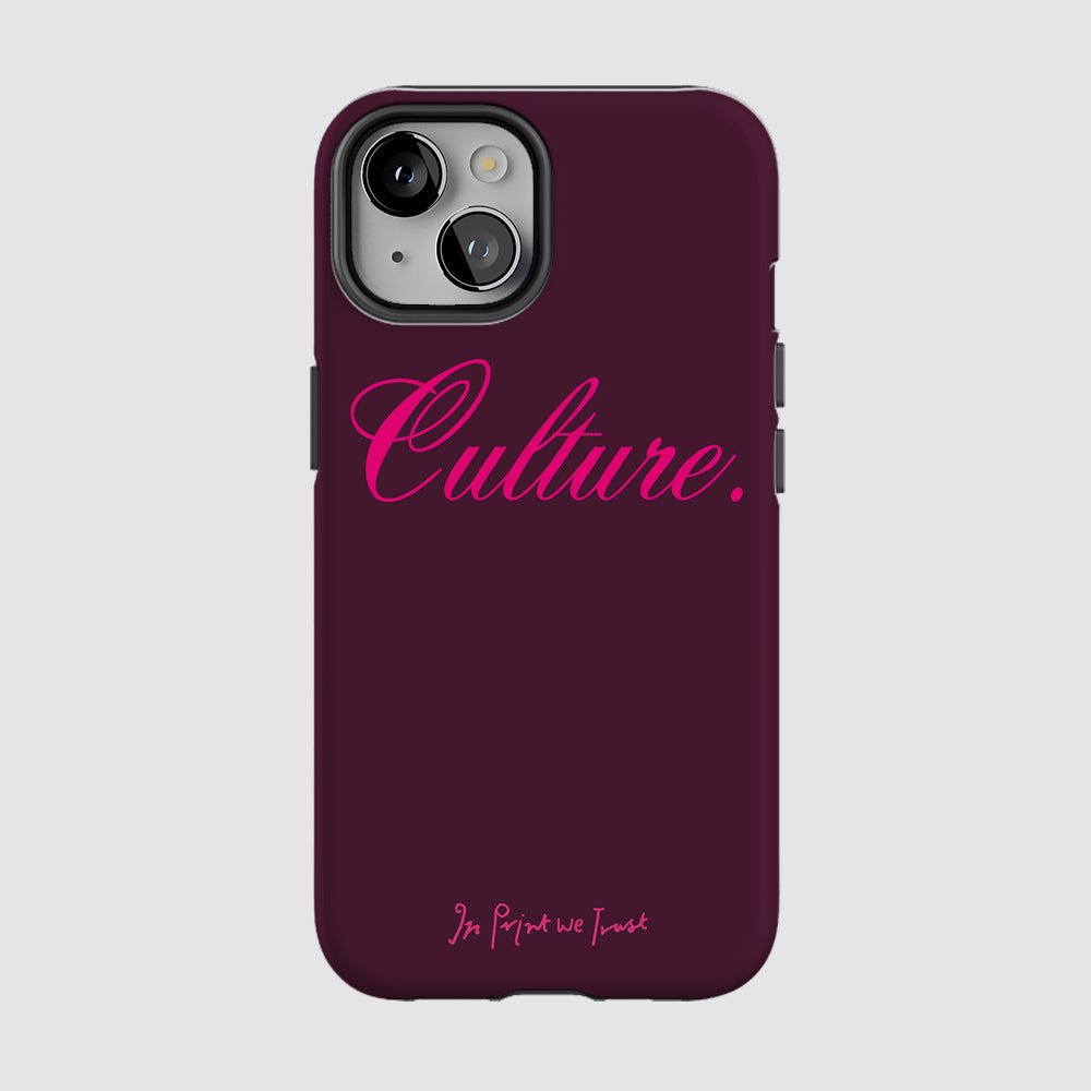 culture tough iPhone case - In Print We Trust