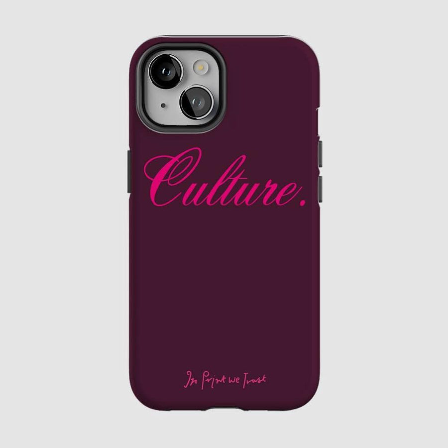 culture tough iPhone case - In Print We Trust