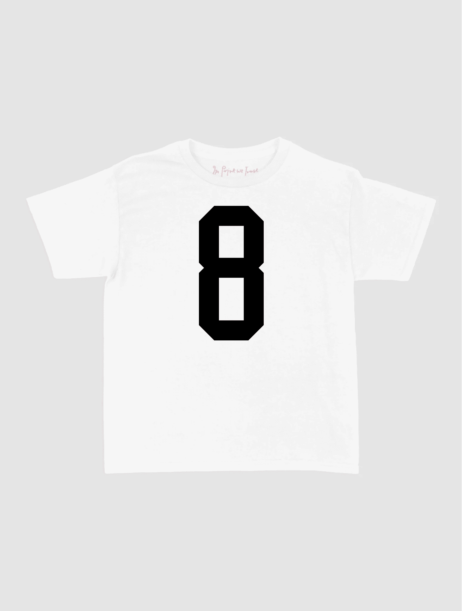 custom number baby tee - In Print We Trust