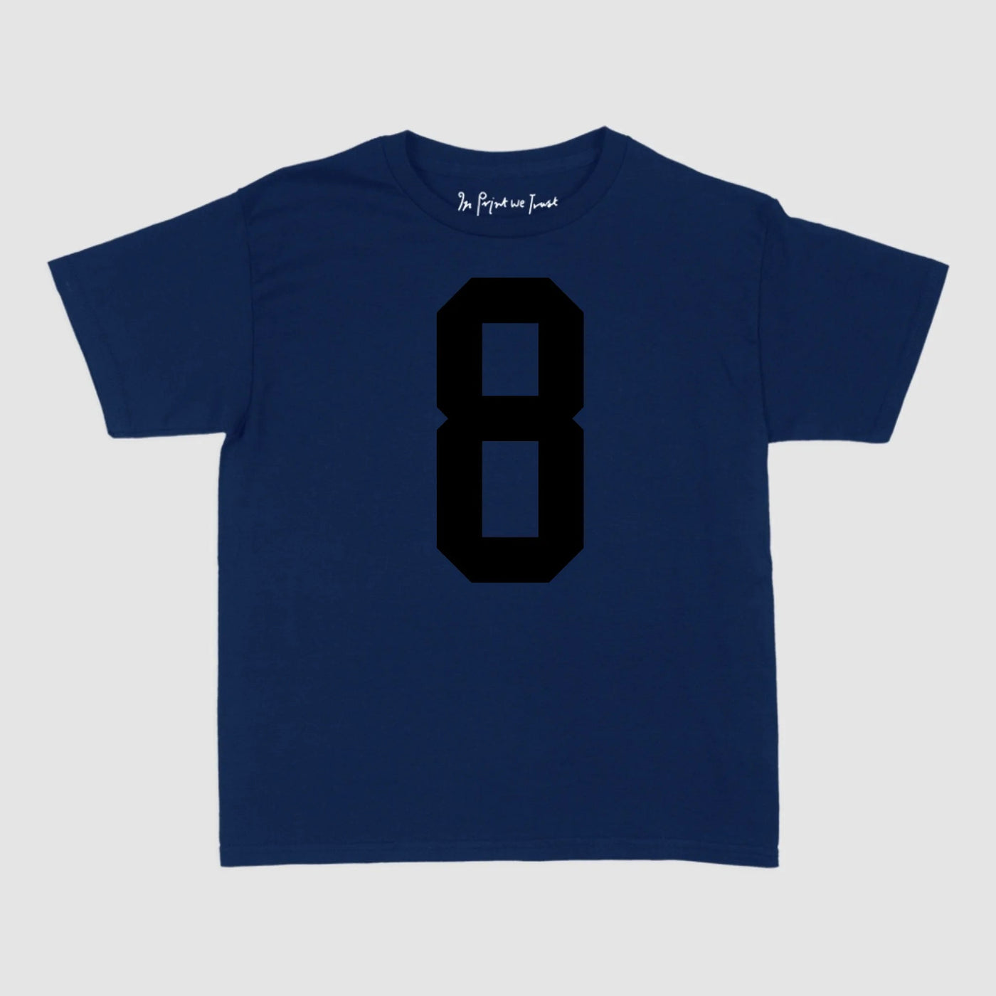 custom number baby tee - In Print We Trust
