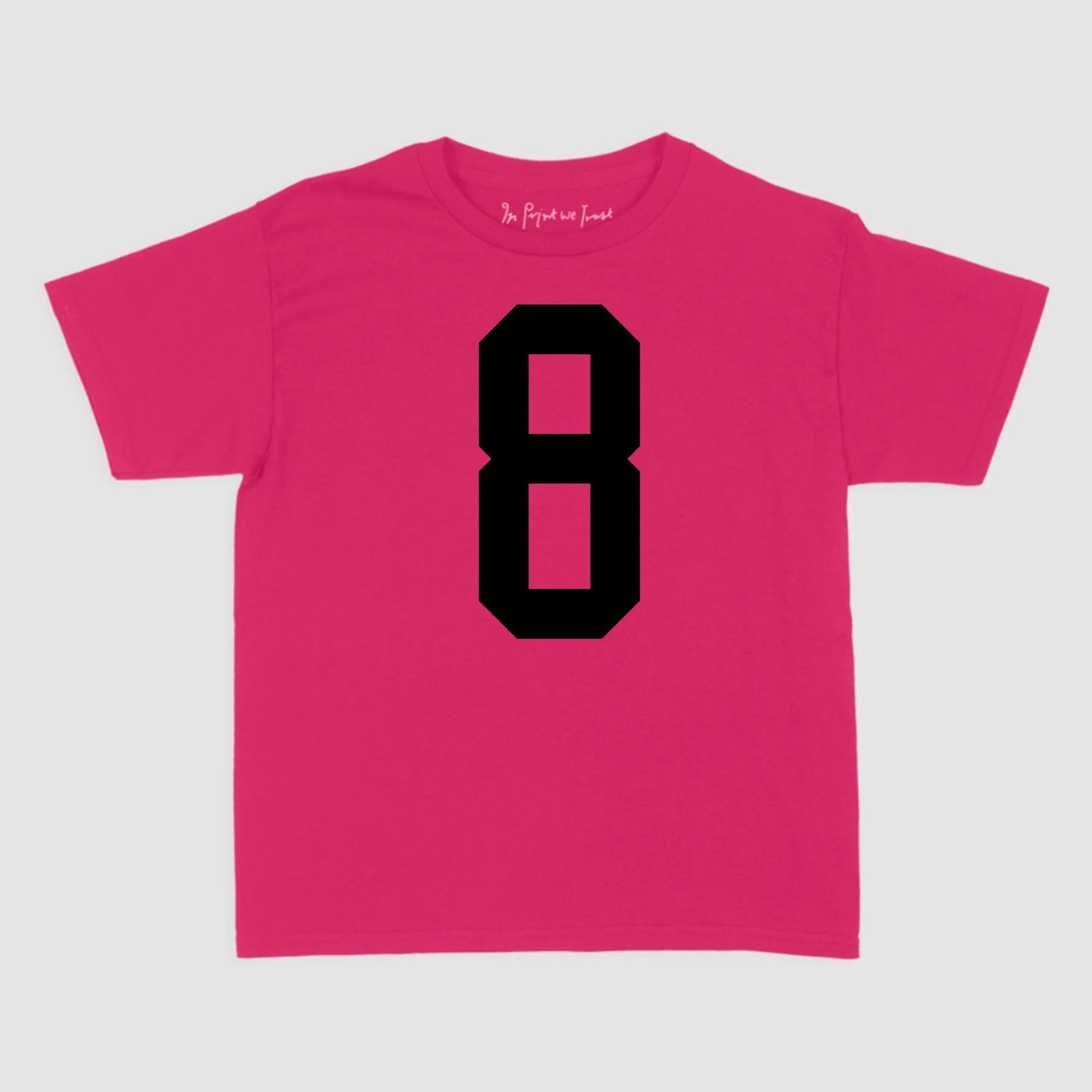 custom number baby tee - In Print We Trust