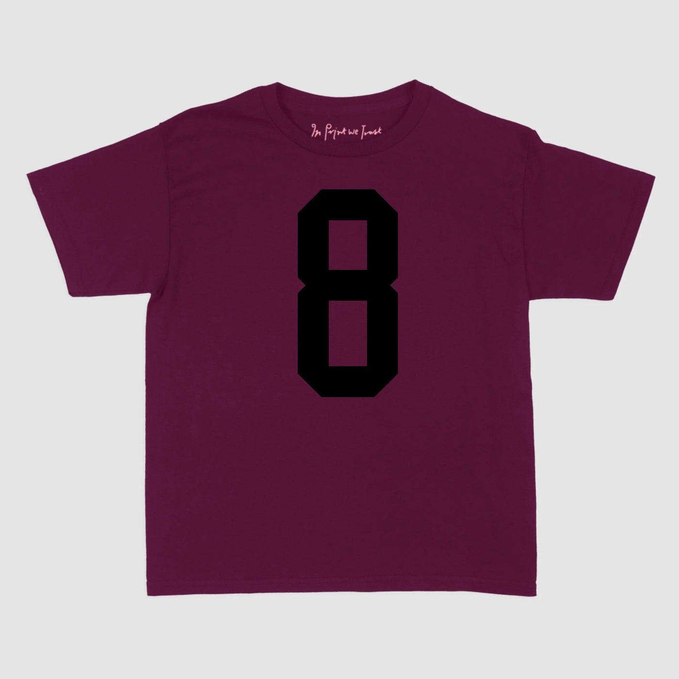 custom number baby tee - In Print We Trust