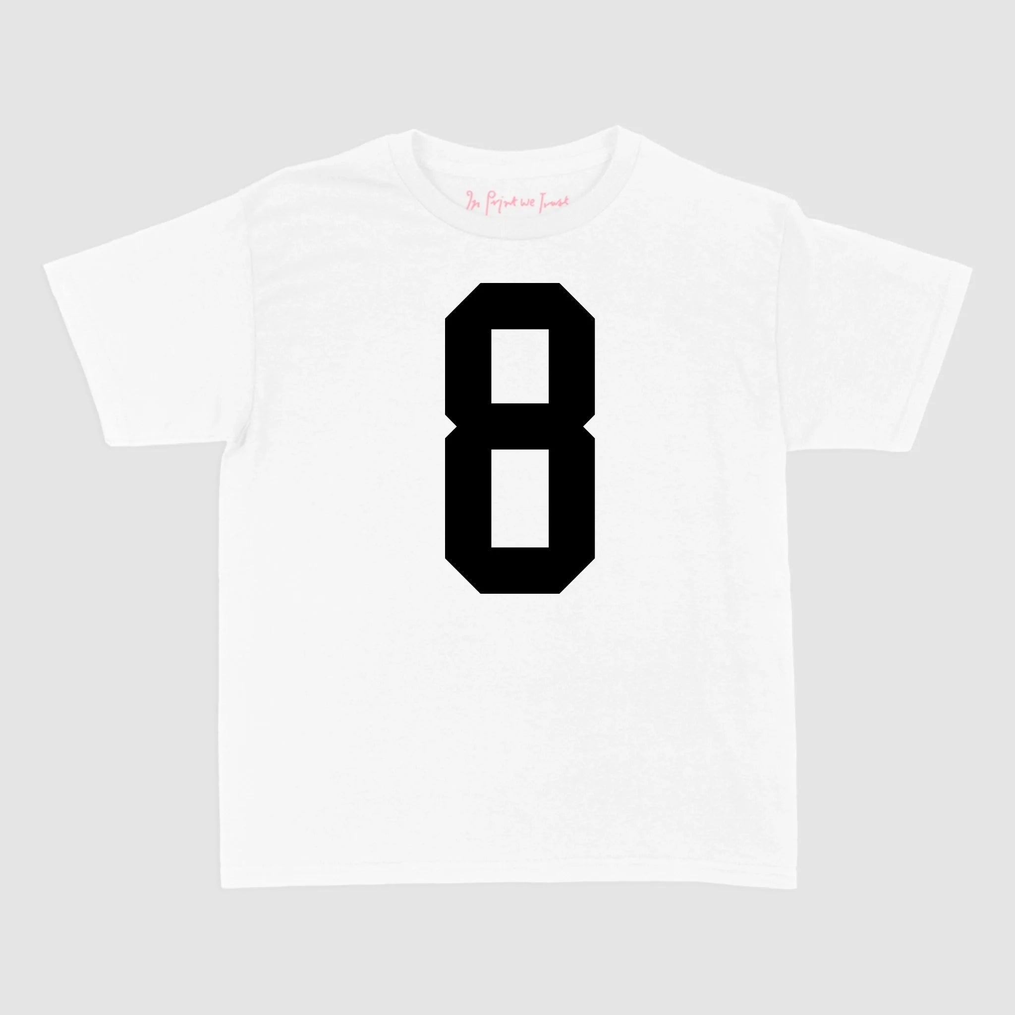 custom number baby tee - In Print We Trust