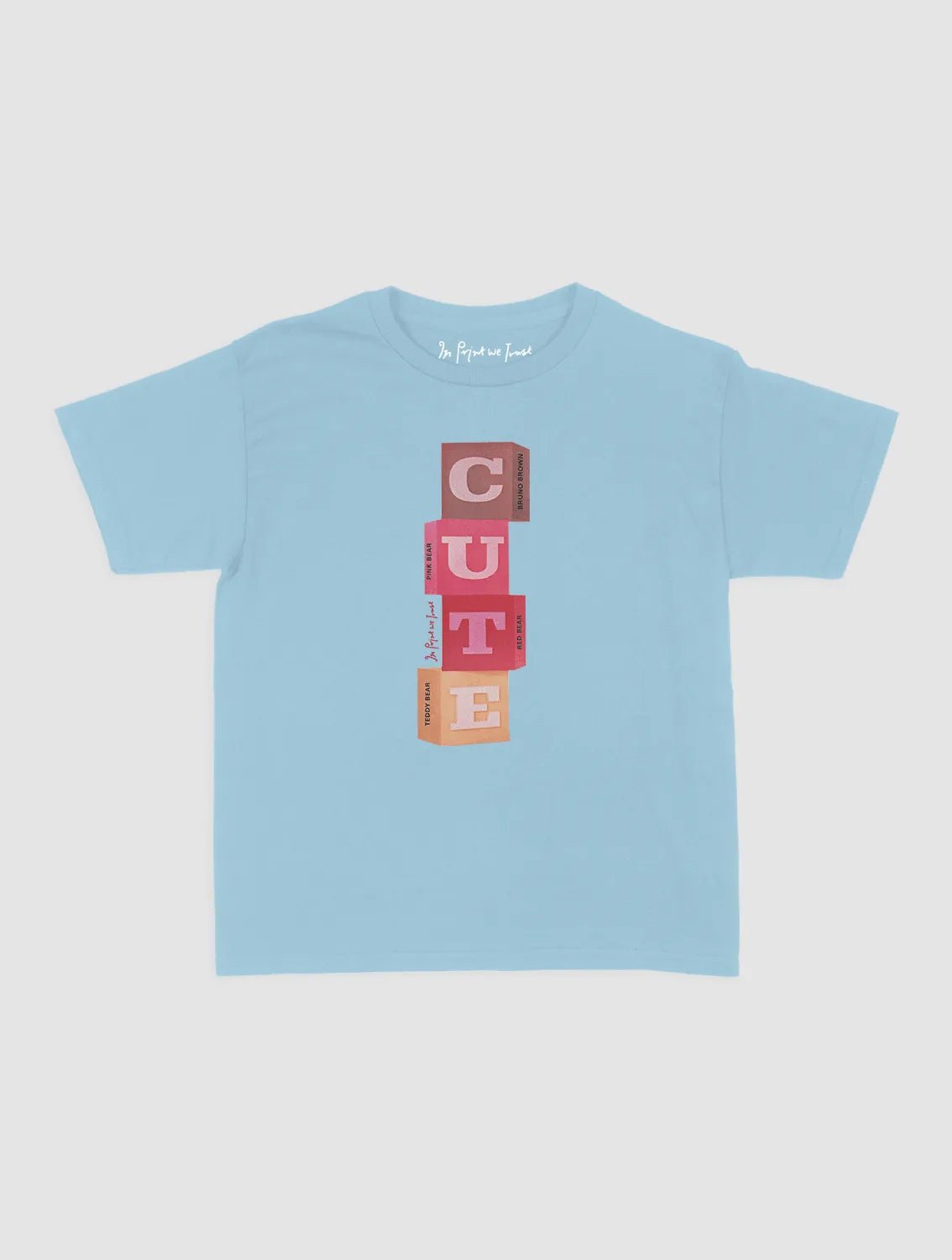 cute baby tee - In Print We Trust