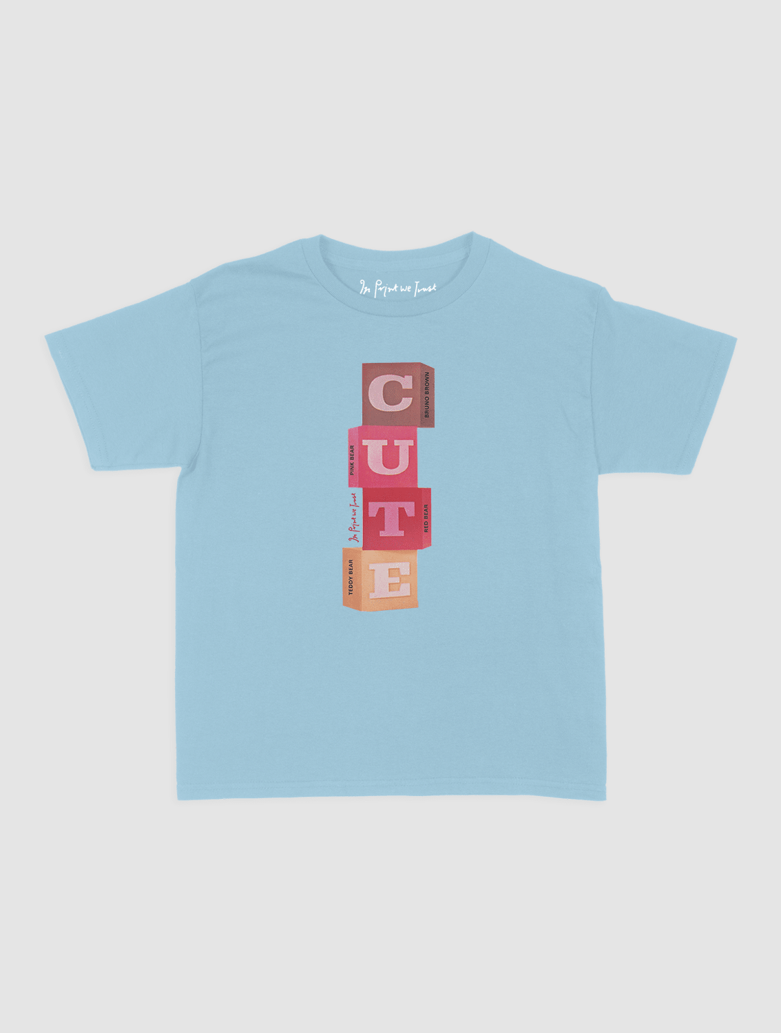 cute baby tee - In Print We Trust