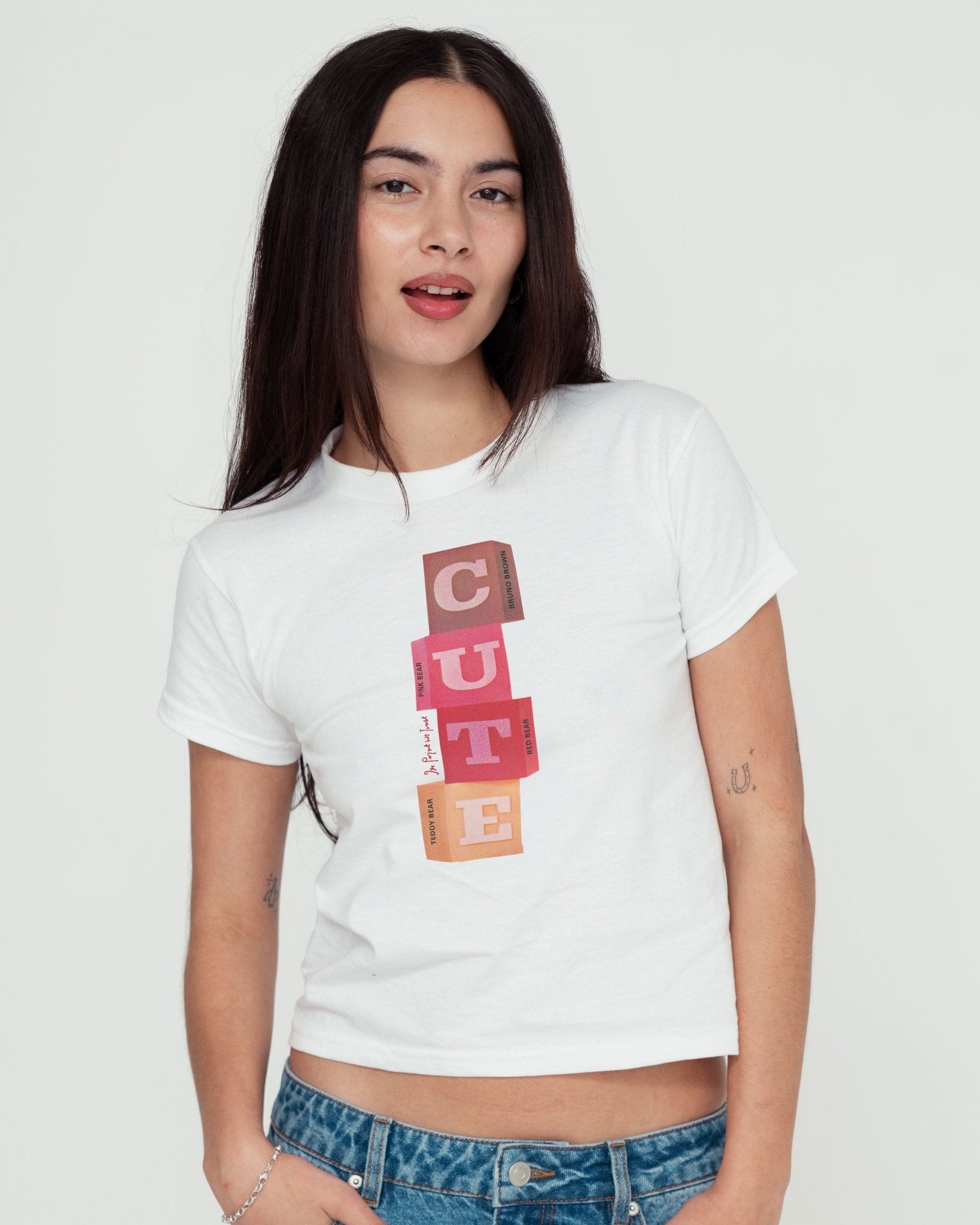 cute baby tee - In Print We Trust