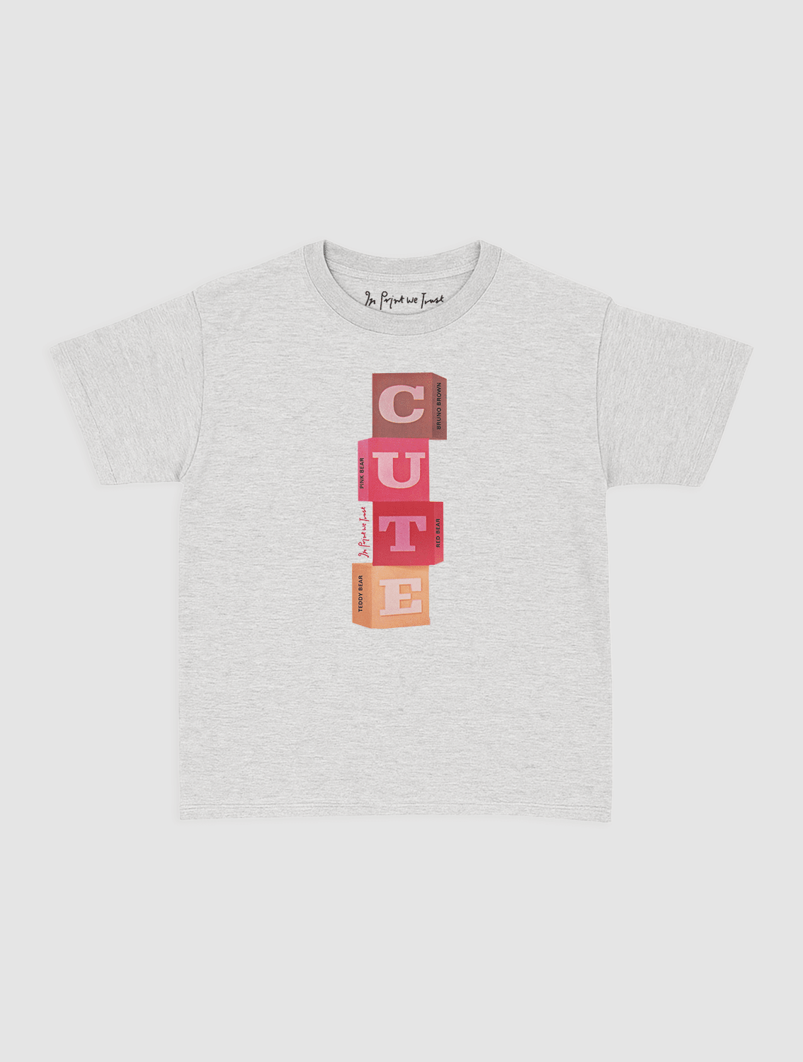 cute baby tee - In Print We Trust