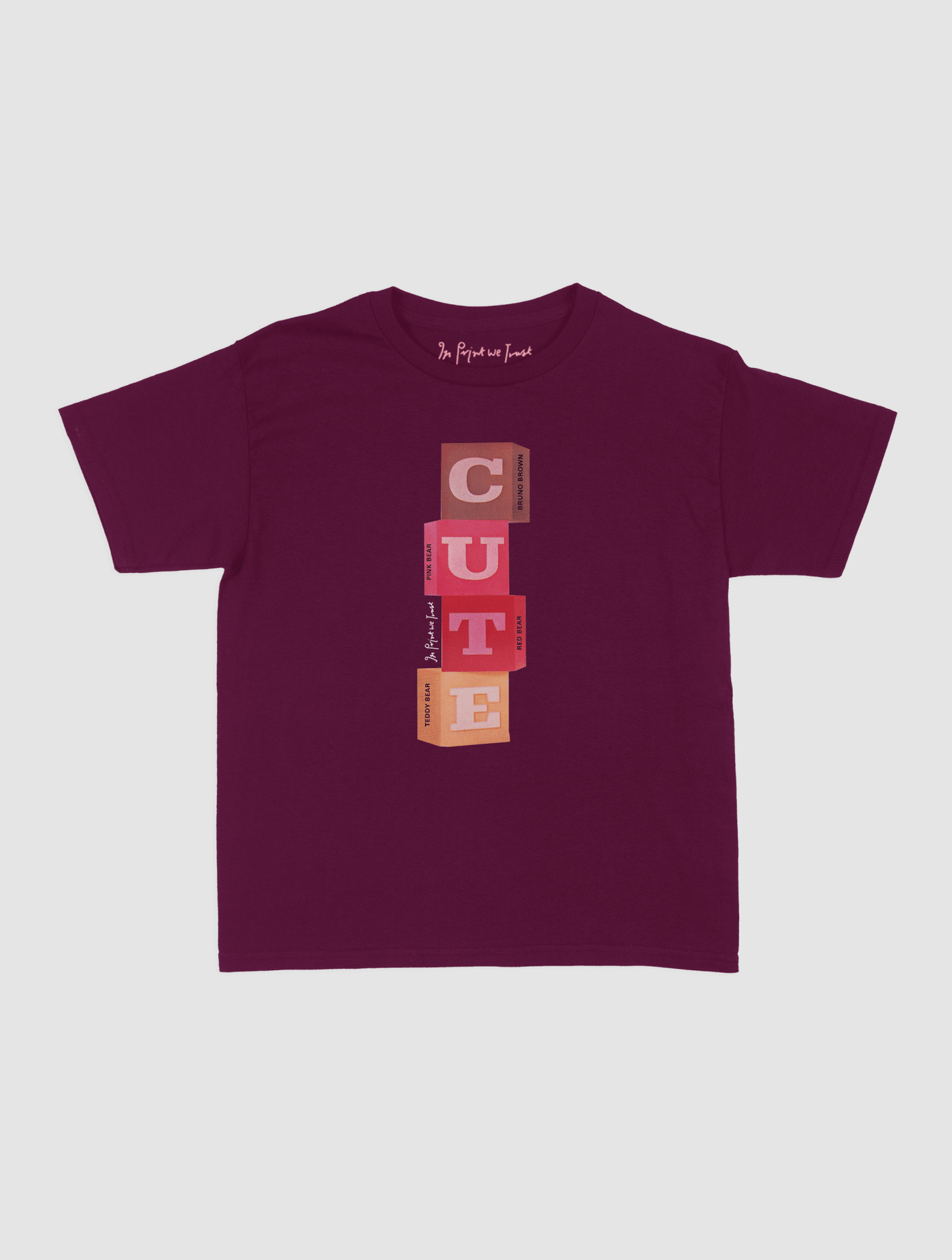 cute baby tee - In Print We Trust