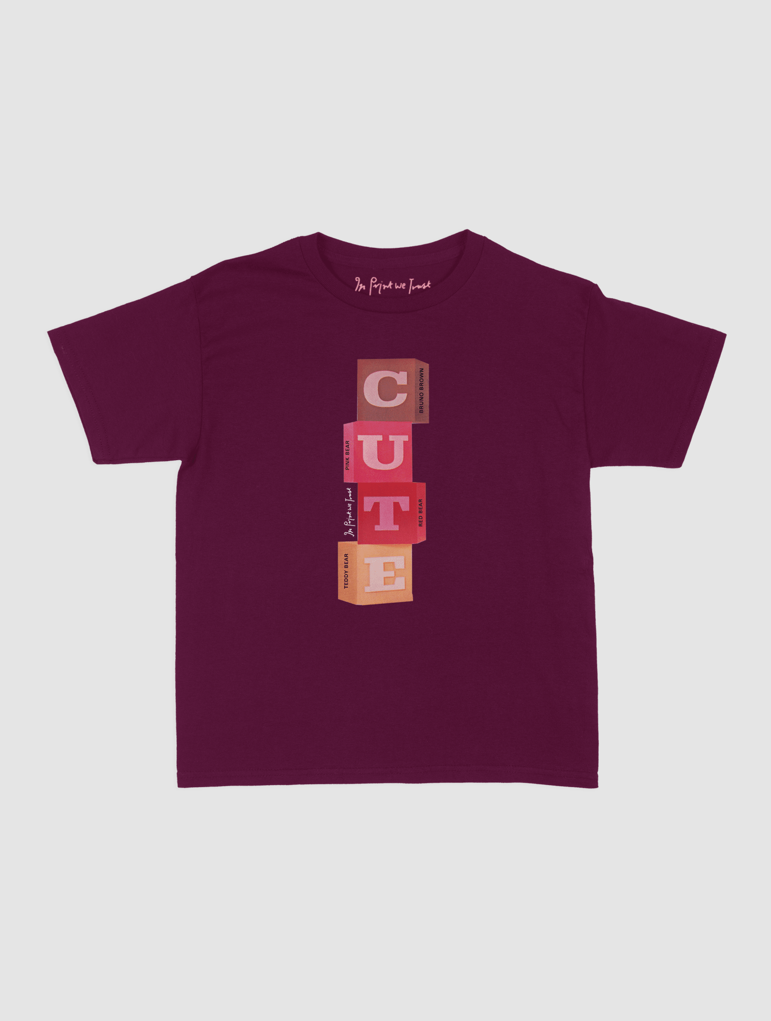 cute baby tee - In Print We Trust