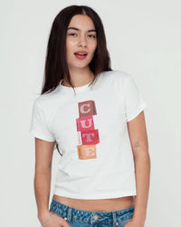 cute baby tee - In Print We Trust