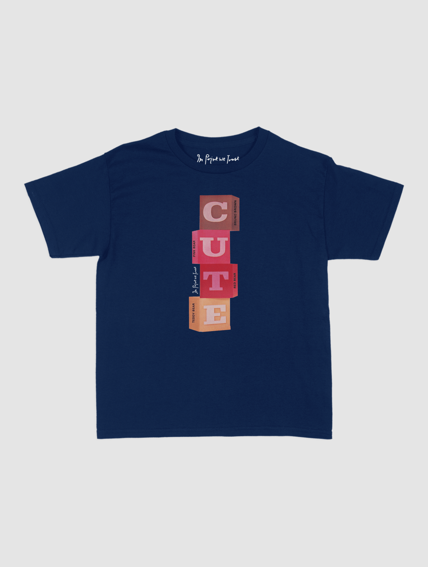 cute baby tee - In Print We Trust
