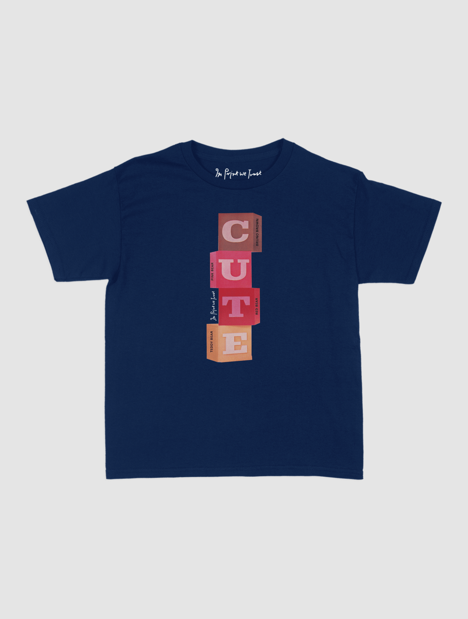 cute baby tee - In Print We Trust
