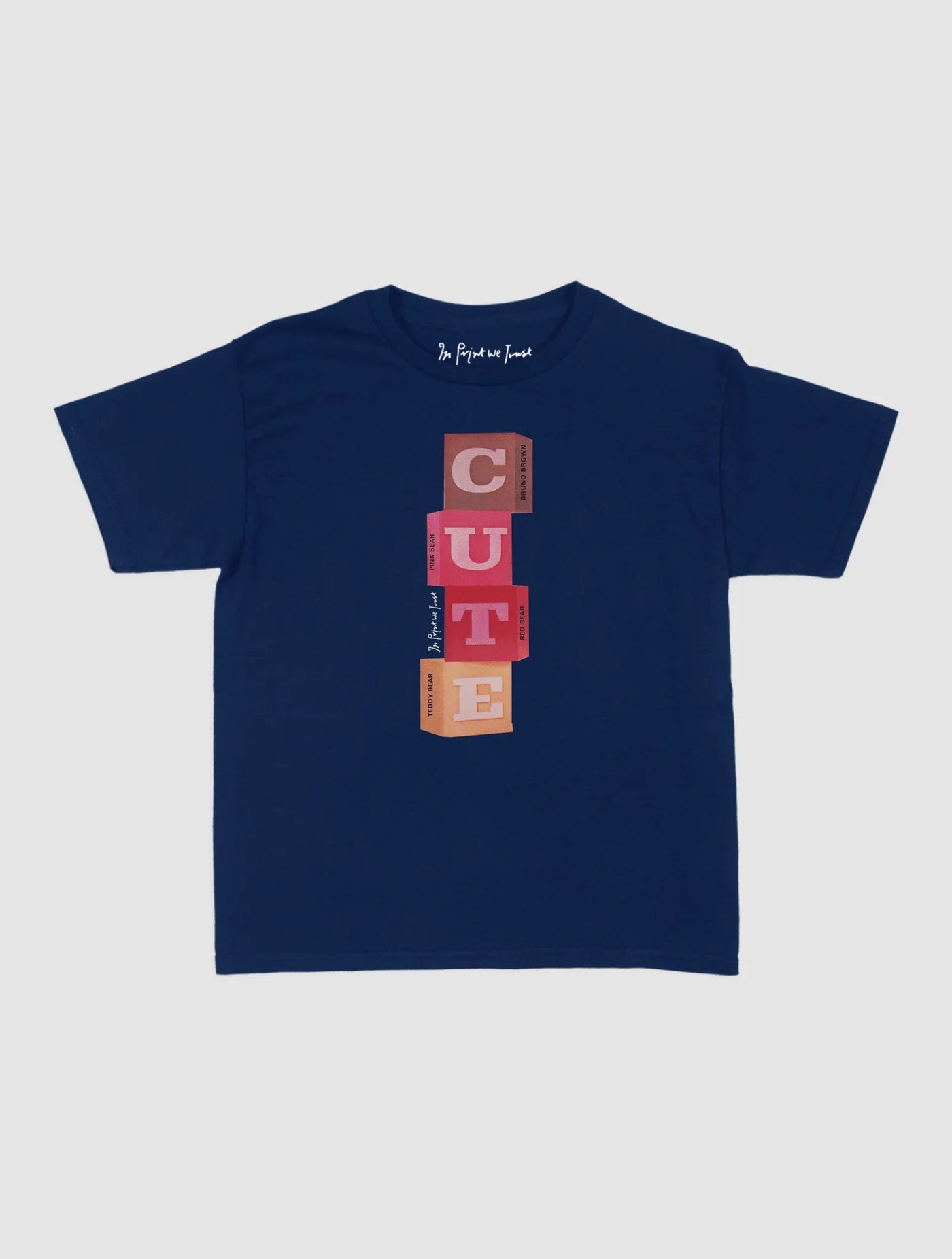 cute baby tee - In Print We Trust